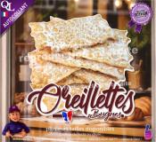 Autocollant OREILLETTES bugnes TITRE sticker