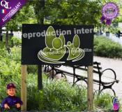 Autocollant LOGO ref 3 paysagiste jardinier elagueur