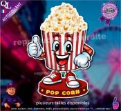 Autocollant POP CORN COMIQUE ref1
