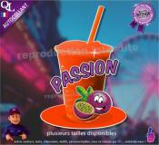 autocollant GRANITE parfum FRUIT DE LA PASSION sticker