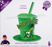 autocollant GRANITE parfum MENTHE VERTE sticker