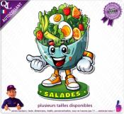 Autocollant SALADES MASCOTTE COMIQUE ref1