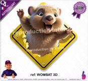 Autocollant PANNEAU AUSTRALIE animaux 3D