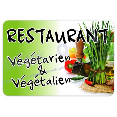 Adhésif Diffusant RESTAURANT VEGETARIEN