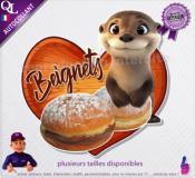 Autocollant BEIGNETS COEUR BOIS loutre 1