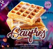 Autocollant GAUFRES TITRE détouré forain STICKER