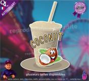 autocollant GRANITE parfum COCONUT sticker