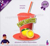 autocollant GRANITE parfum PAMPLEMOUSSE sticker