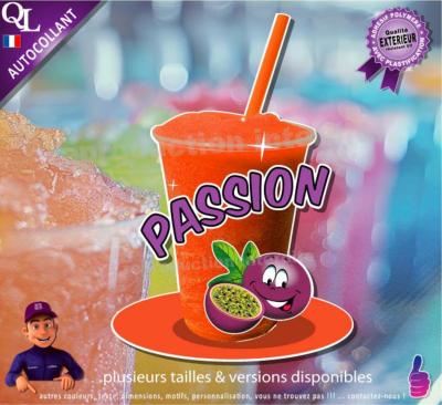autocollant GRANITE parfum FRUIT DE LA PASSION sticker