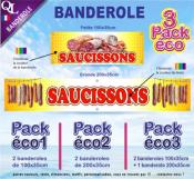 Banderole SAUCISSONS Pack éco au choix