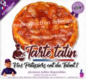 Autocollant TARTE TATIN nos patissiers ont du talent