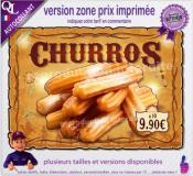 Autocollant CHURROS affiche western indien