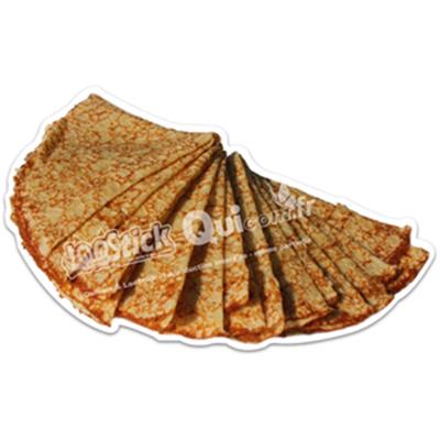 Autocollant Crêpes Eventail