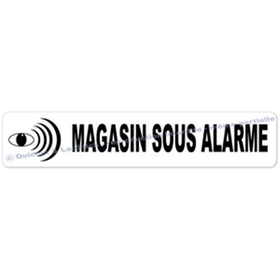 Autocollants Magasin sous Alarme (PM)