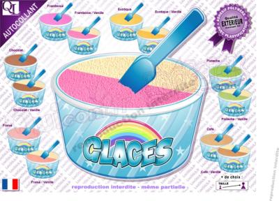 Autocollant GLACE Petit Pot