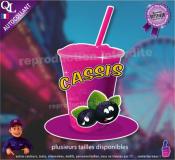 autocollant GRANITE parfum CASSIS sticker