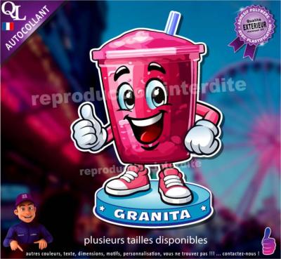 Autocollant GRANITA COMIQUE ref1