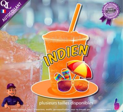 autocollant GRANITE parfum INDIEN- sticker