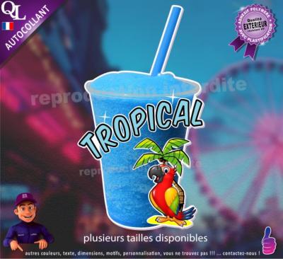 Autocollant GRANITE parfum TROPICAL adhésif pro