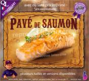 Autocollant PAVE de SAUMON affiche western