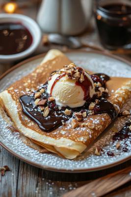 PLV PUB AFFICHE adh�sive glace boule framboise