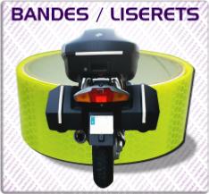 bandes et liserets refl�chissants moto roues