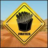 sticker food truck PANNEAU AUSTRALIEN FRITES loostick adh�sif