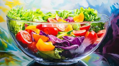plv adh�sive salade compos�ee saladerie vitrine style pop art sticker loostick