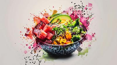 plv pub salade �clat�e compos�e artistique food truk restaurant design collante loostick