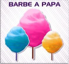 stickers publicit�autocollant barbe � papa foraines f�te stand chariot