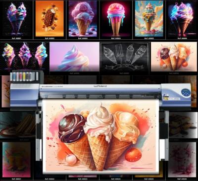 PLV autocollante foraine pub sticker loostick