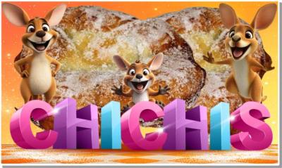 CHICHIS affiche adhesive plv foraine