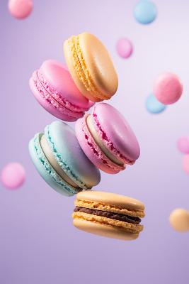 plv pub autocollante macarons patisserie loostick