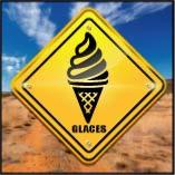 sticker food truck PANNEAU AUSTRALIEN glace a l'italienne loostick adh�sif