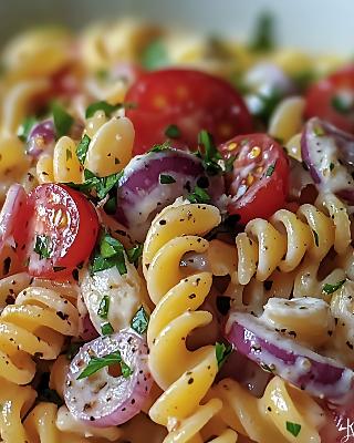 plv pub adh�sive salade de p�tes tomates �chalotes loostick