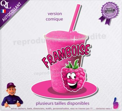 sticker granita granit� parfum FRAMBOISE granita foraine snack sucr�