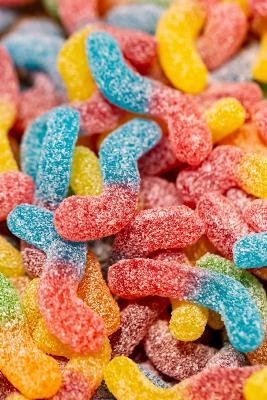 PLV ADHSIVE bonbons confiserie foraine
