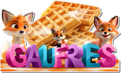 GAUFRES PUB MARCHAND FORAIN sticker