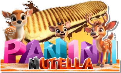 panini nutella sticker forain plv adhsive