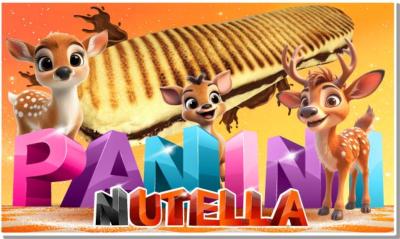 panini nutella affiche poster autocollant forain