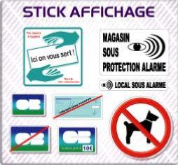 sticker afffichage autocollant restaurant food truck snack food sal� resto