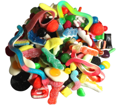 stickers confiserie foraine bonbons 