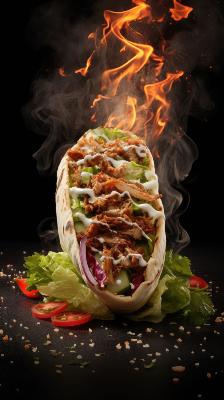 PLV ADHESIVEglace boule effet n�on 