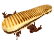 sticker panini nutella forains snack sucr