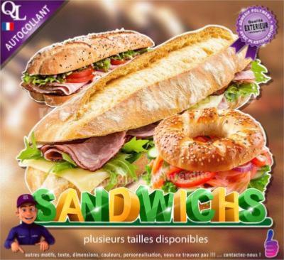 SANDWICHS sticker sandwicherie snack food