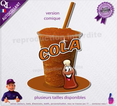 sticker granita granit� parfum COLA COCA COLA granita foraine snack sucr�