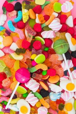 plv pub adh�siveconfiserie foraine m�lange bonbons sucettes loostick