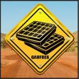 sticker food truck PANNEAU AUSTRALIEN gaufres loostick adh�sif