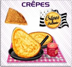 Sticker autocollant crepes foraines marchand