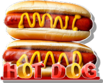 HOT DOG sticker marchand snack sal forain
